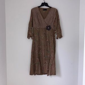 Anthropologie Rutzou Cherry Blossom Size Medium